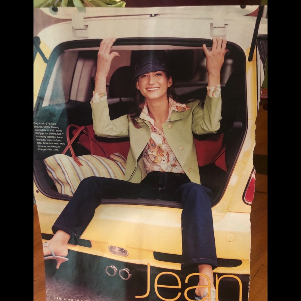 Lafayette 148 apple green leather jacket size 6